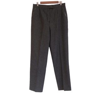 VINTAGE HERMAN GEIST HIGH WAIST WOOL BLEND PANTS DARK GRAY SIZE 12
